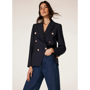 Mint Velvet Navy Double Breasted Blazer